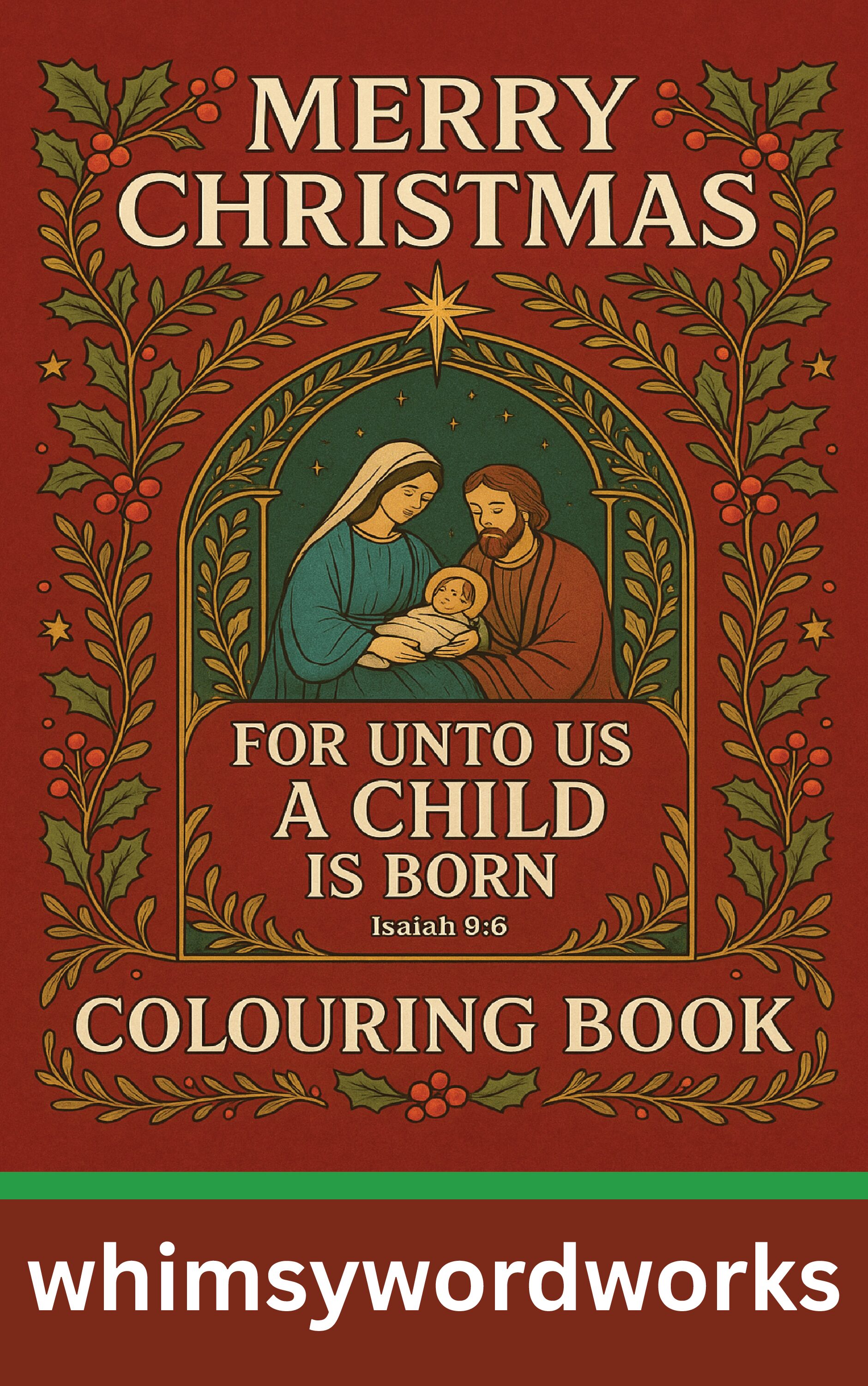 Merry Christmas - For Unto Us A Child Is Born - Isaiah 9:6