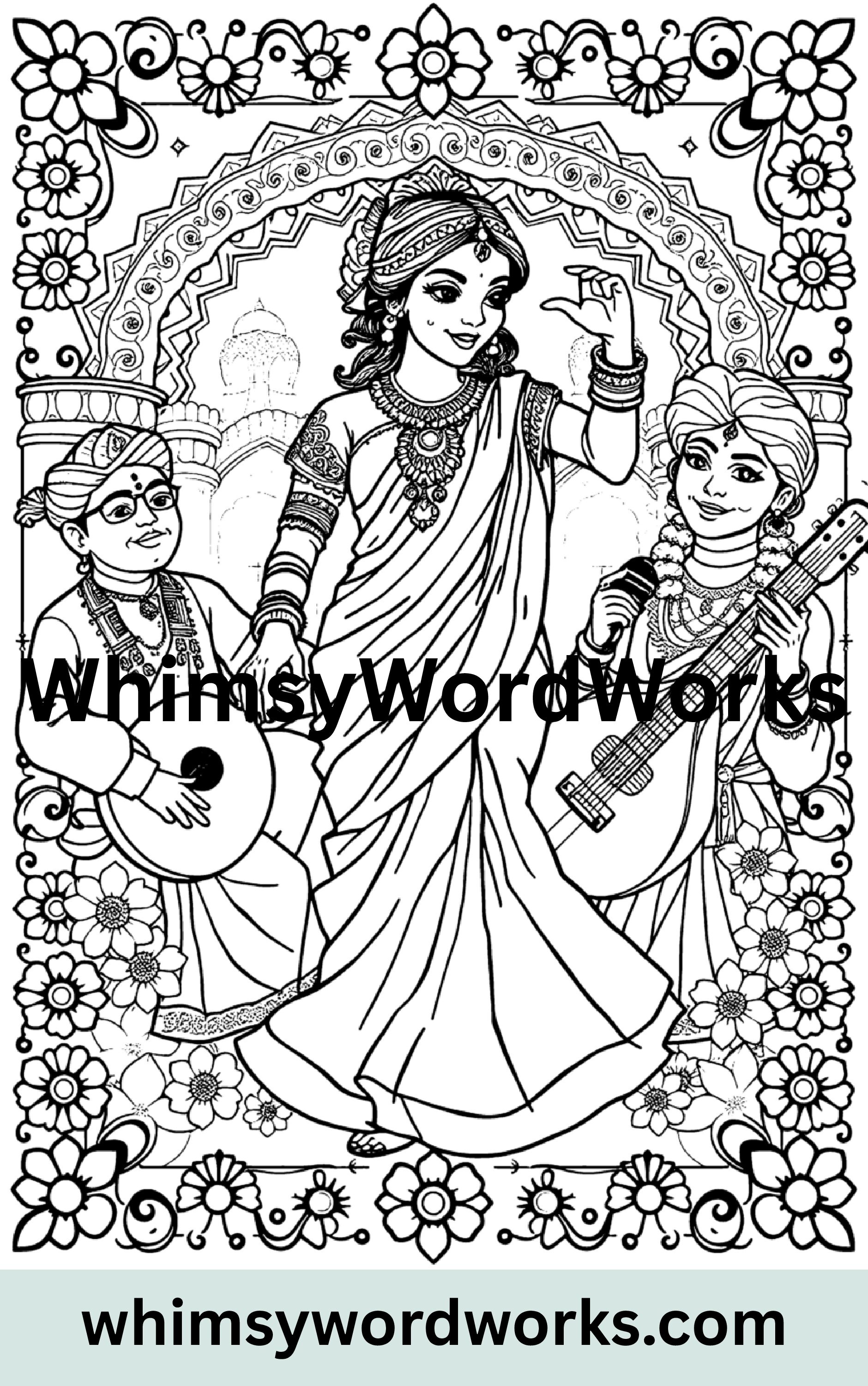 India & Egypt - A Colouring Journey - Image 3